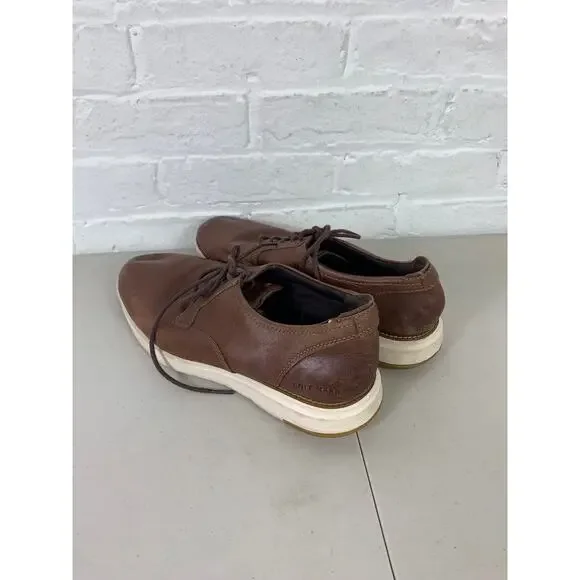 Cole Haan Men's Grand Atlantic Casual Oxford Shoes Smooth Leather Brown Size 11 - Picture 3 of 12